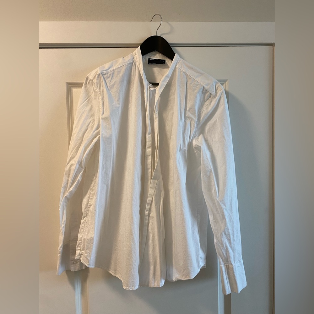 ASOS Pussybow white shirt